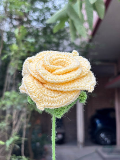Crochet Flower | Butter Rose