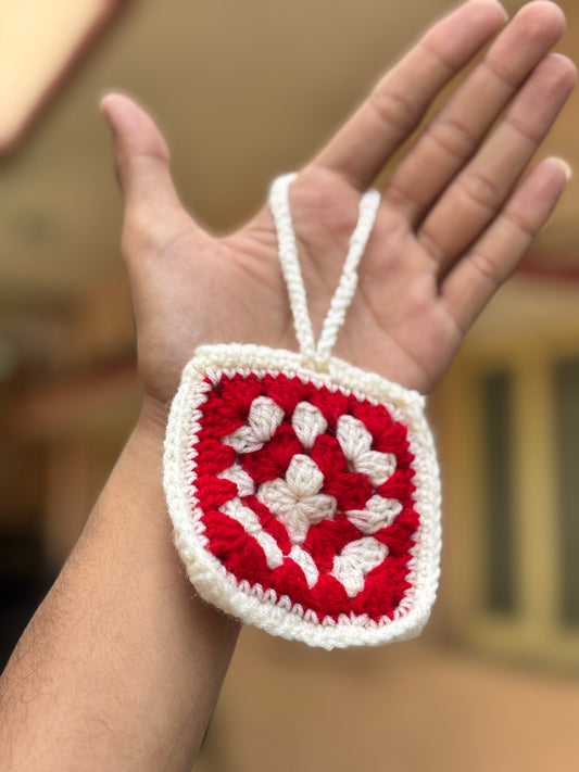Crochet Accessory | Granny Square Pods Holder