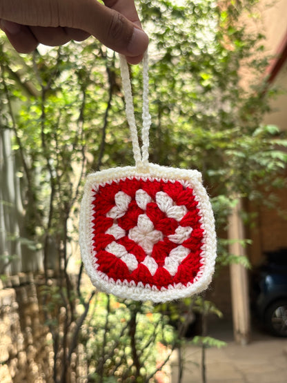 Crochet Accessory | Granny Square Pods Holder