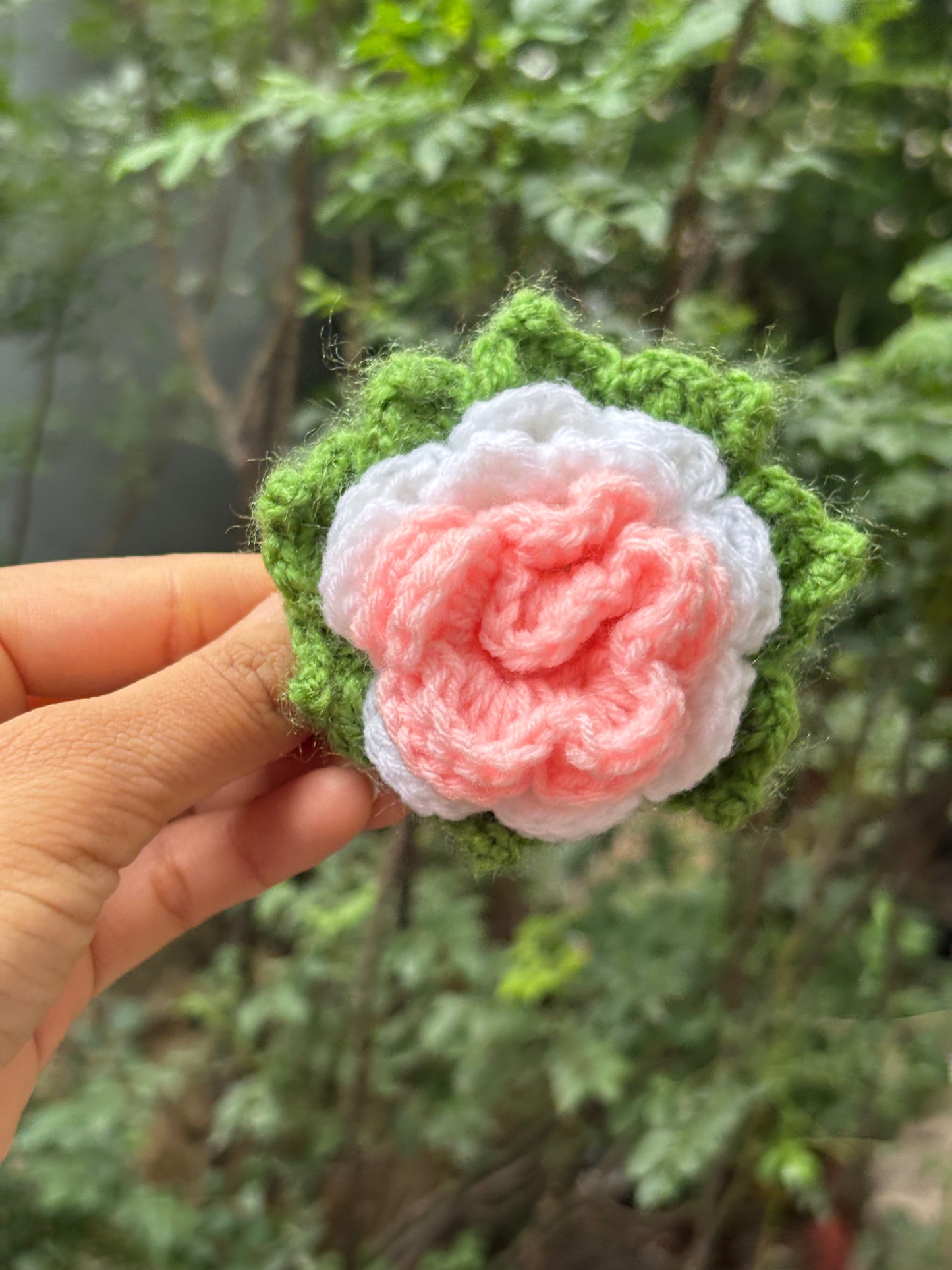 Crochet Hair Clip | Lotus