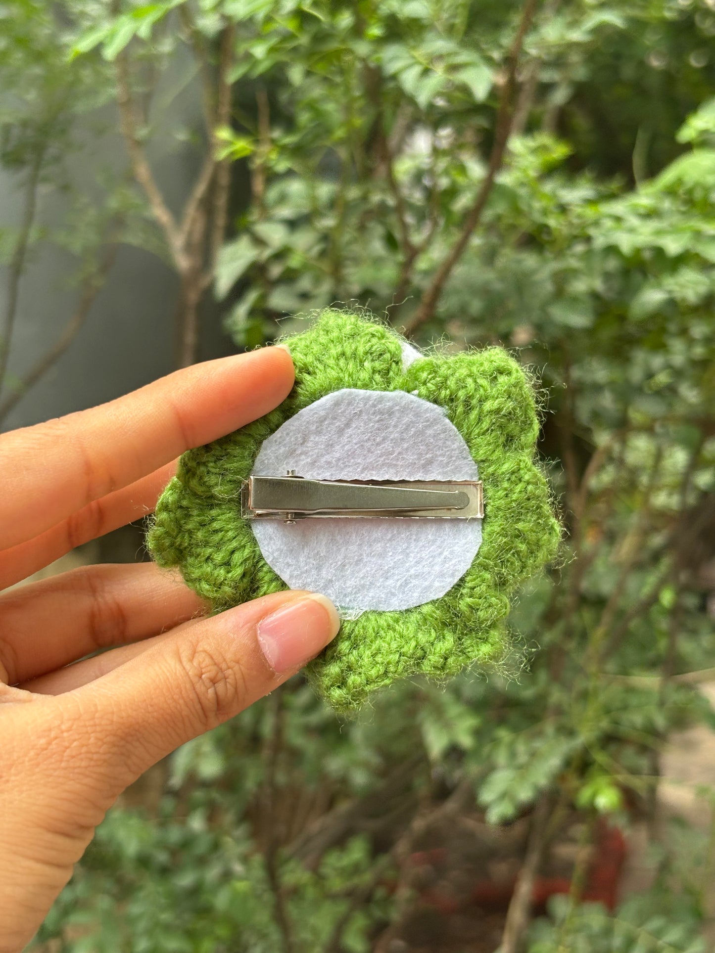 Crochet Hair Clip | Lotus