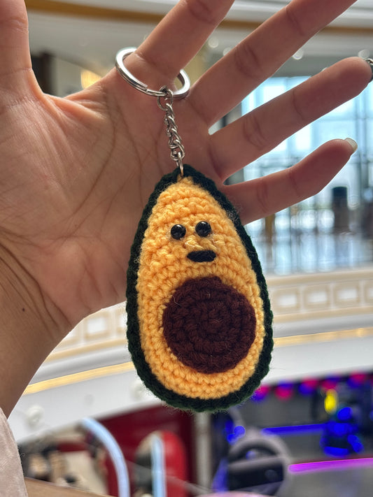 Crochet Keychain | Avocado
