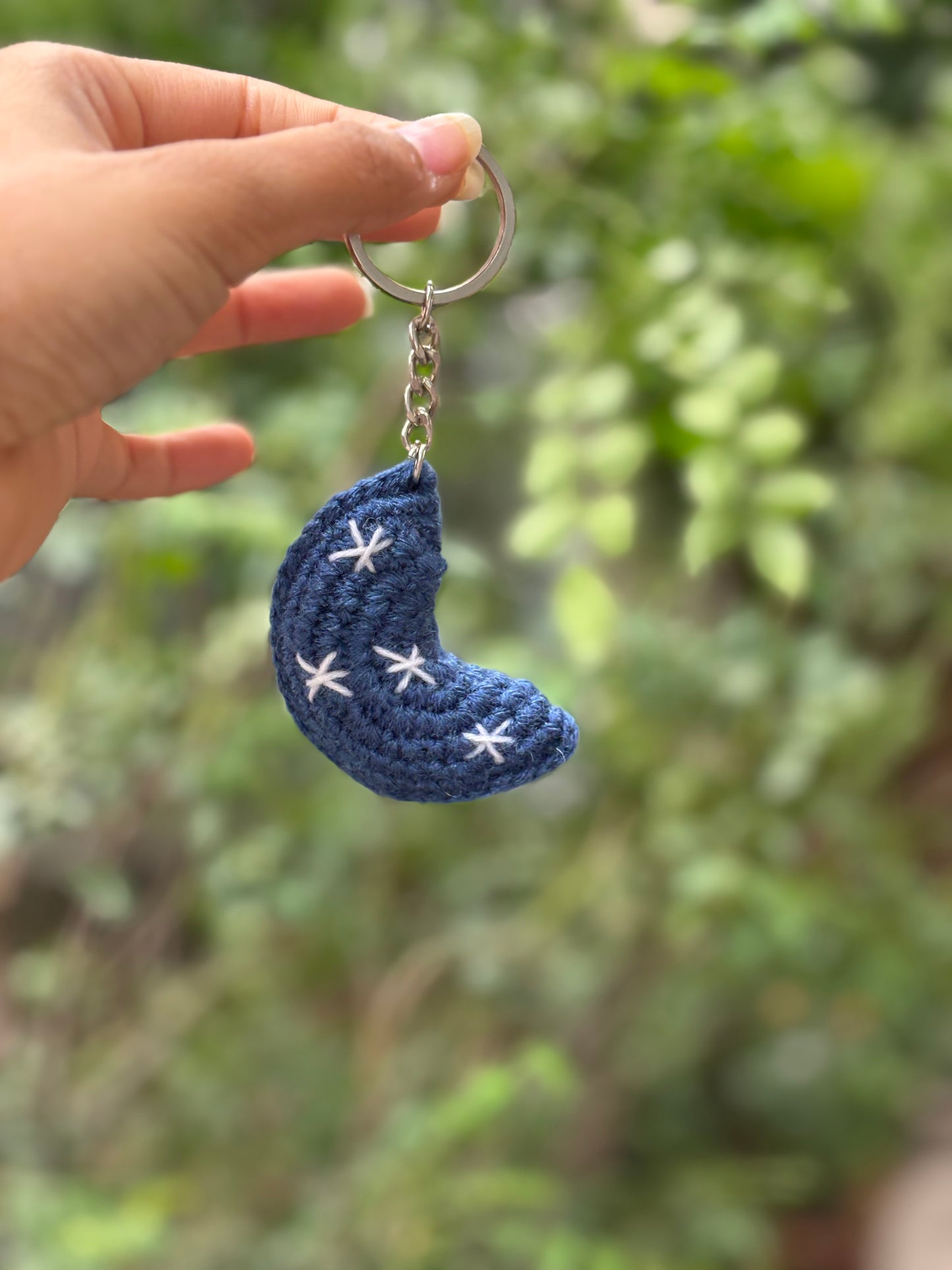 Crochet Keychain | Moon