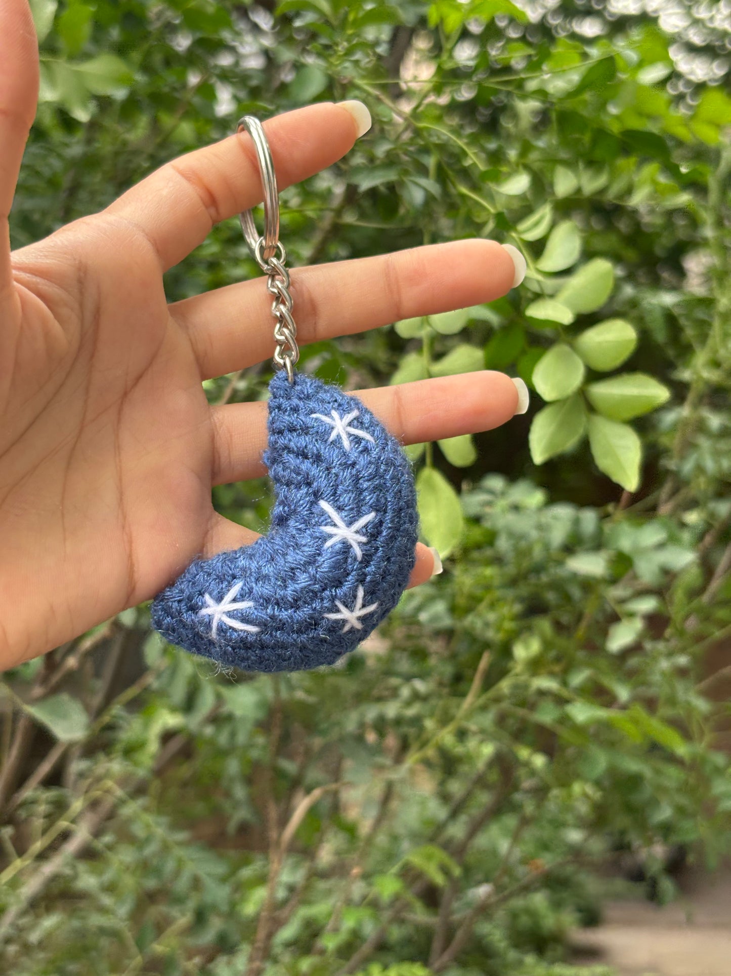 Crochet Keychain | Moon
