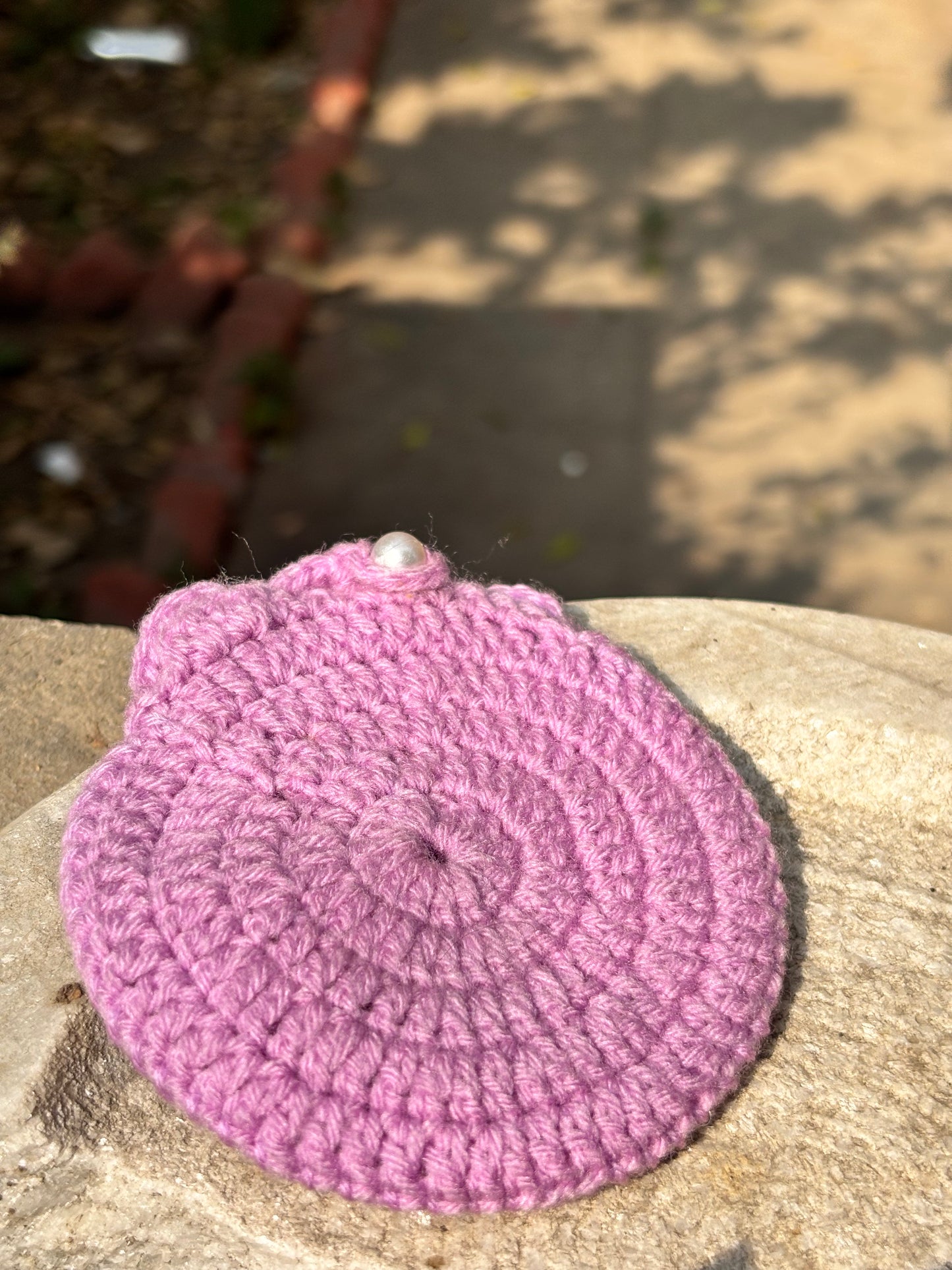 Crochet Pods Pouch | Lavender