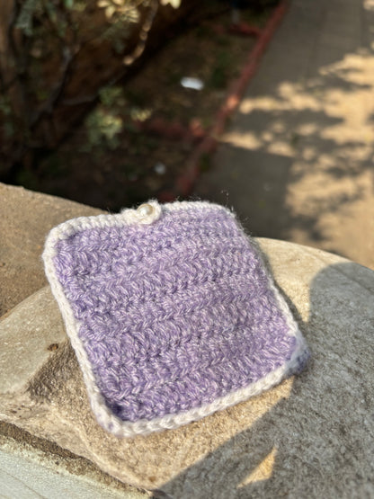Crochet Pods Pouch | Purple