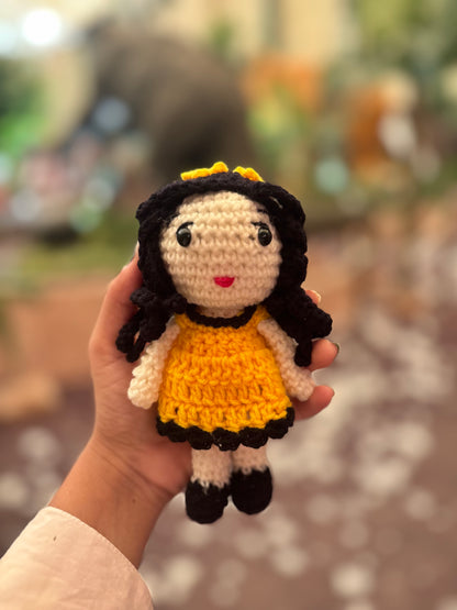 Crochet Soft Toy | Yellow Skirt Doll