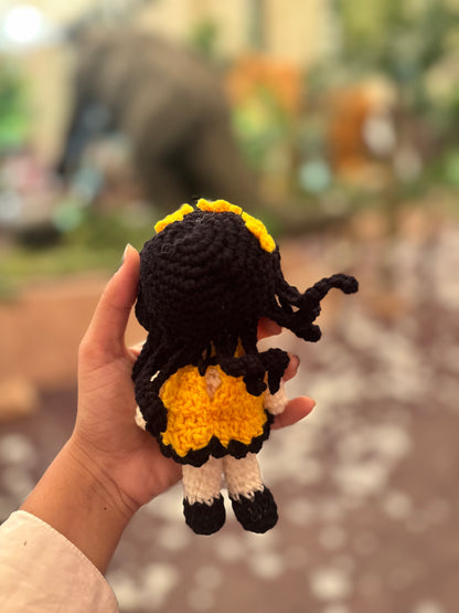Crochet Soft Toy | Yellow Skirt Doll