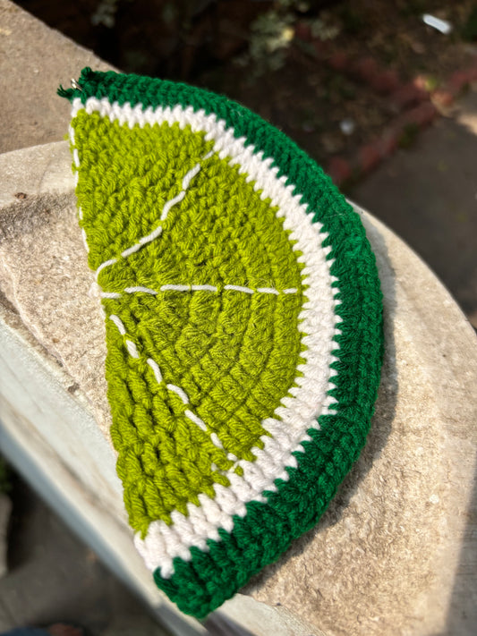 Crochet Sunglass Holder | Multi Green Design