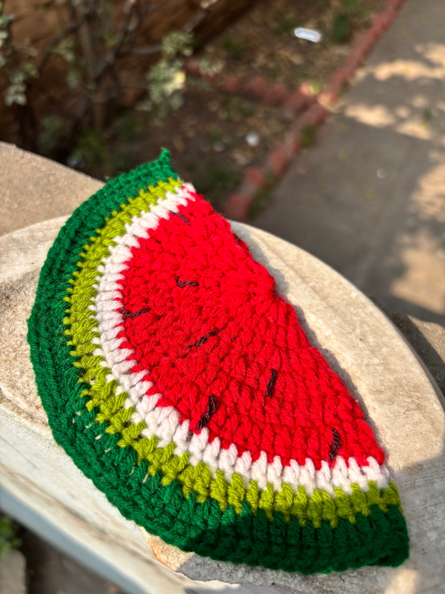 Crochet Sunglass Holder | Water Melon Design
