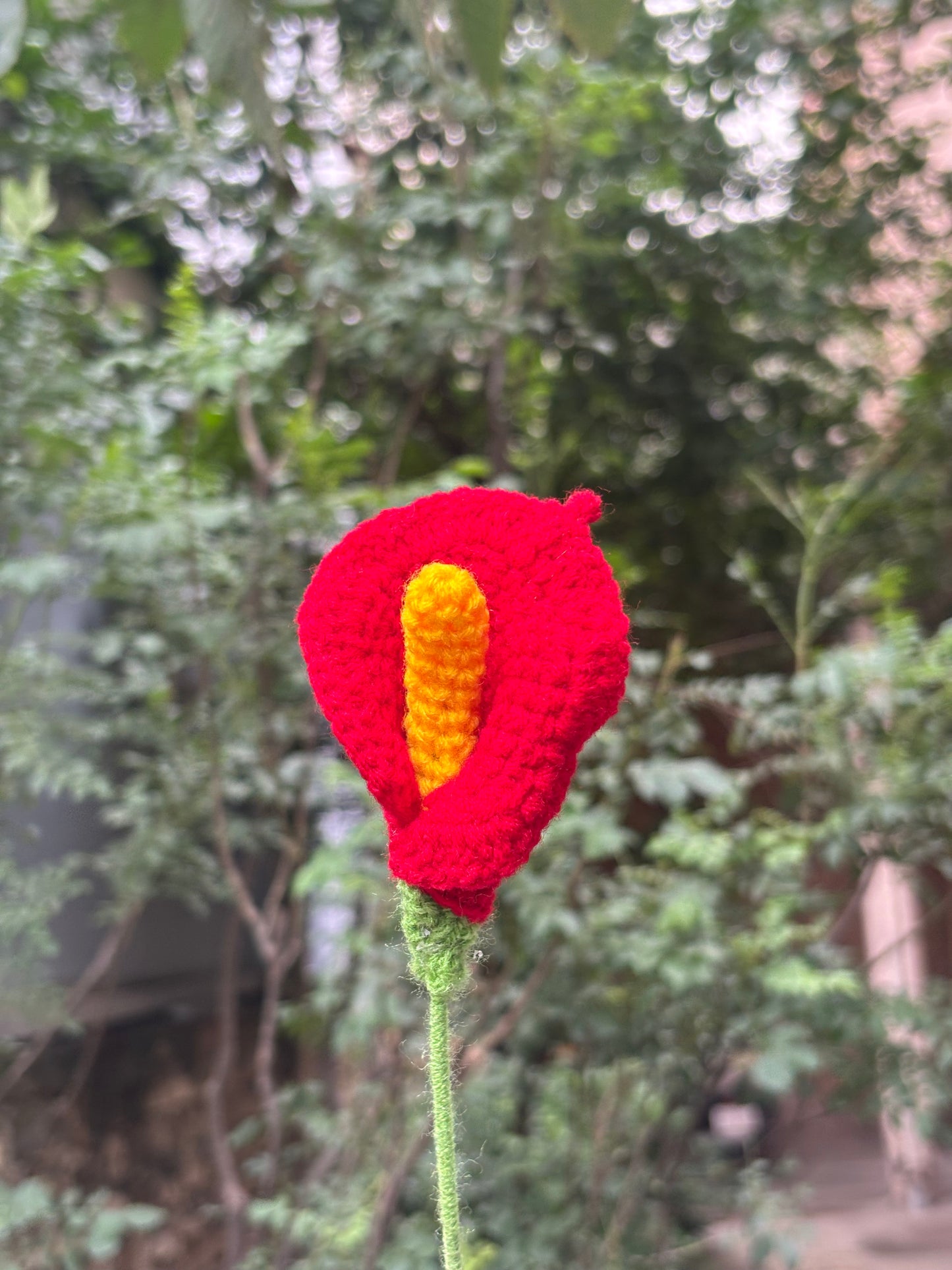 Crochet Flower | Calla Lilly | Red