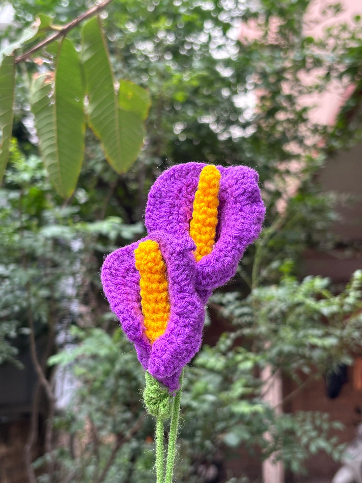 Crochet Flower | Calla Lilly | Purple