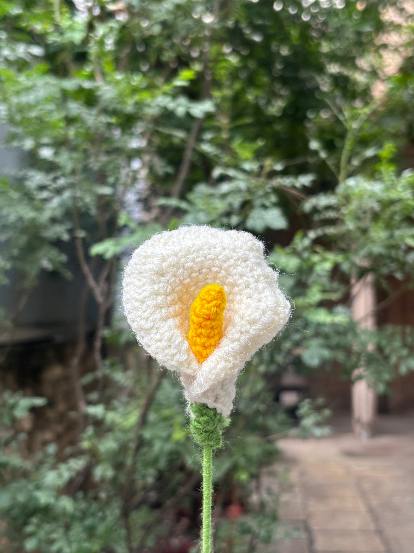 Crochet Flower | Calla Lilly | White