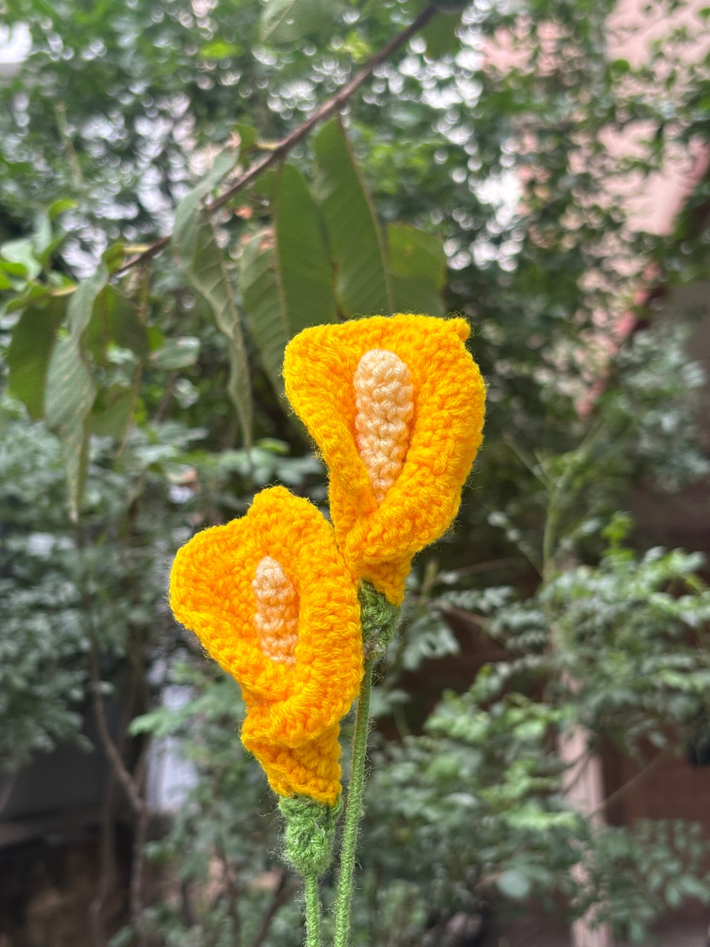 Crochet Flower | Calla Lilly | Yellow