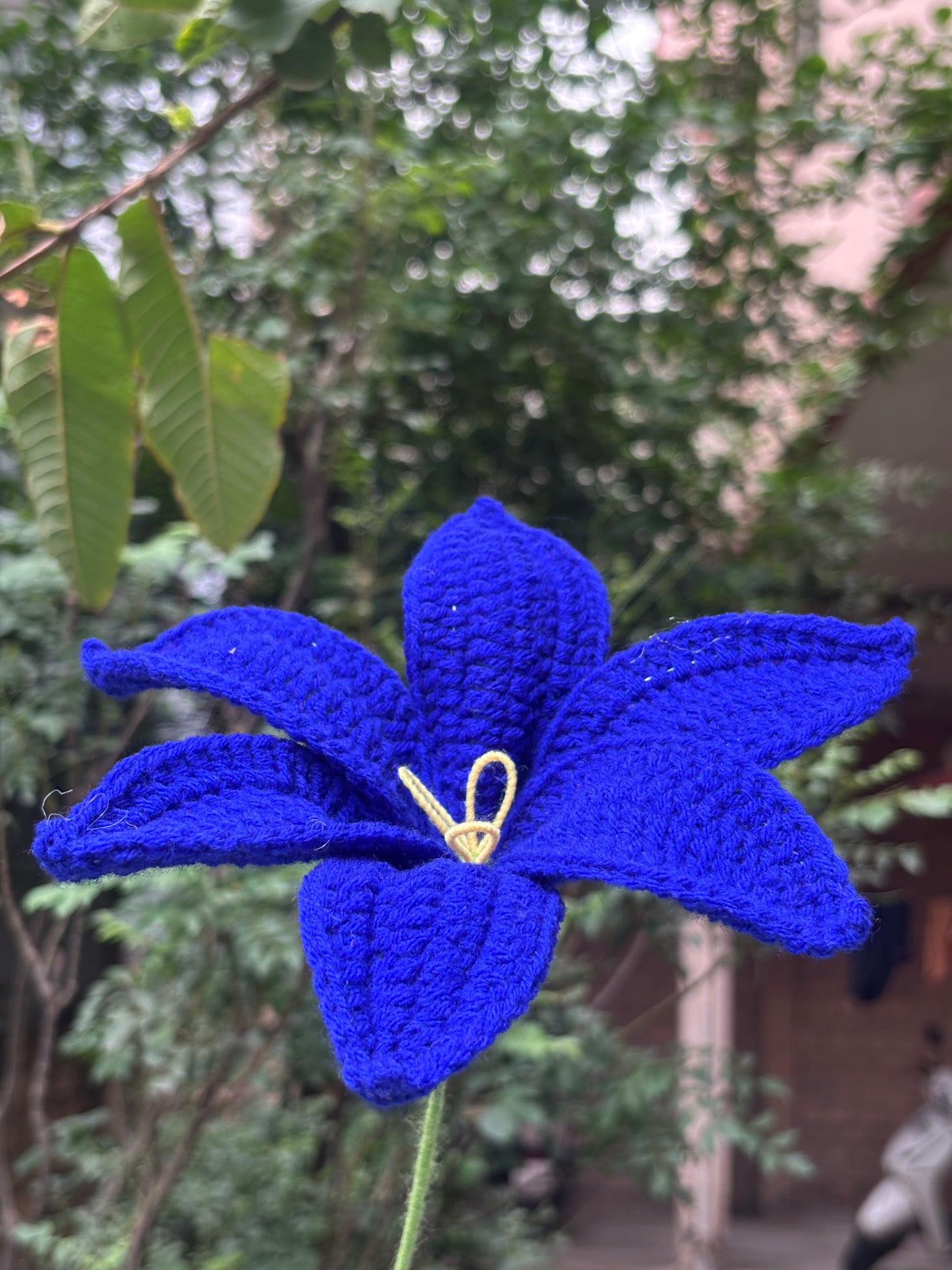 Crochet Flower | Lilly | Dark Blue