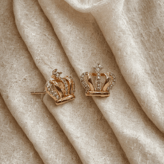 Crown Stud Earrings