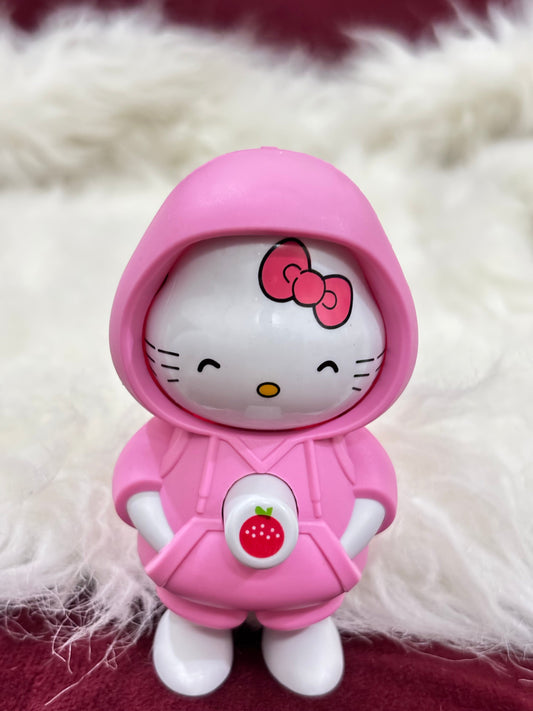 Cute Face Changing Keychain Pink