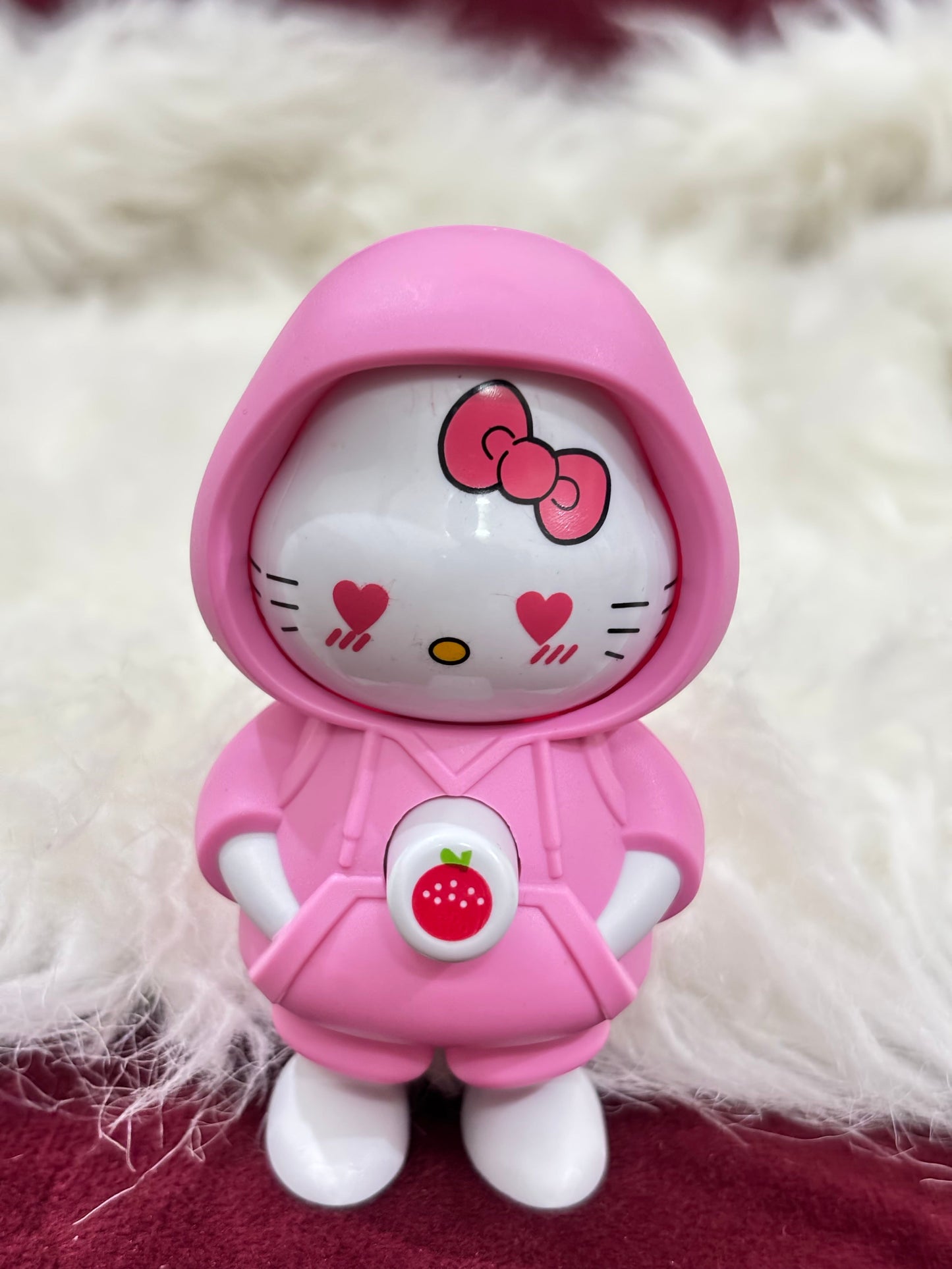 Cute Face Changing Keychain Pink