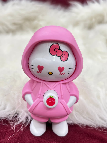 Cute Face Changing Keychain Pink
