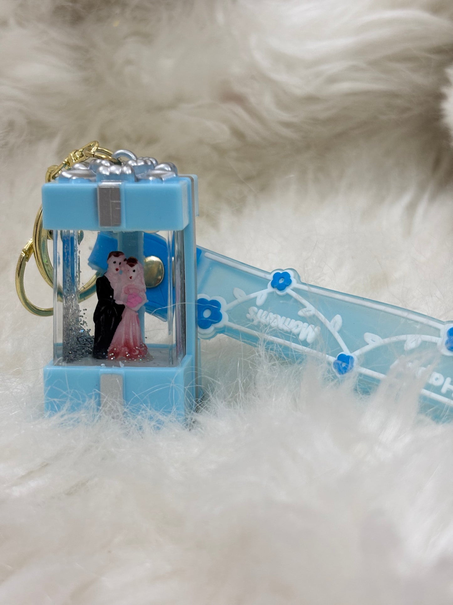 Keychain | Cyan Bride Groom Light Tower