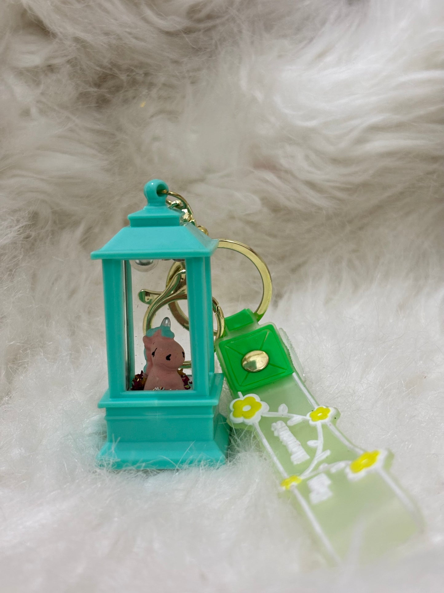 Keychain | Cyan Teddy Light Tower