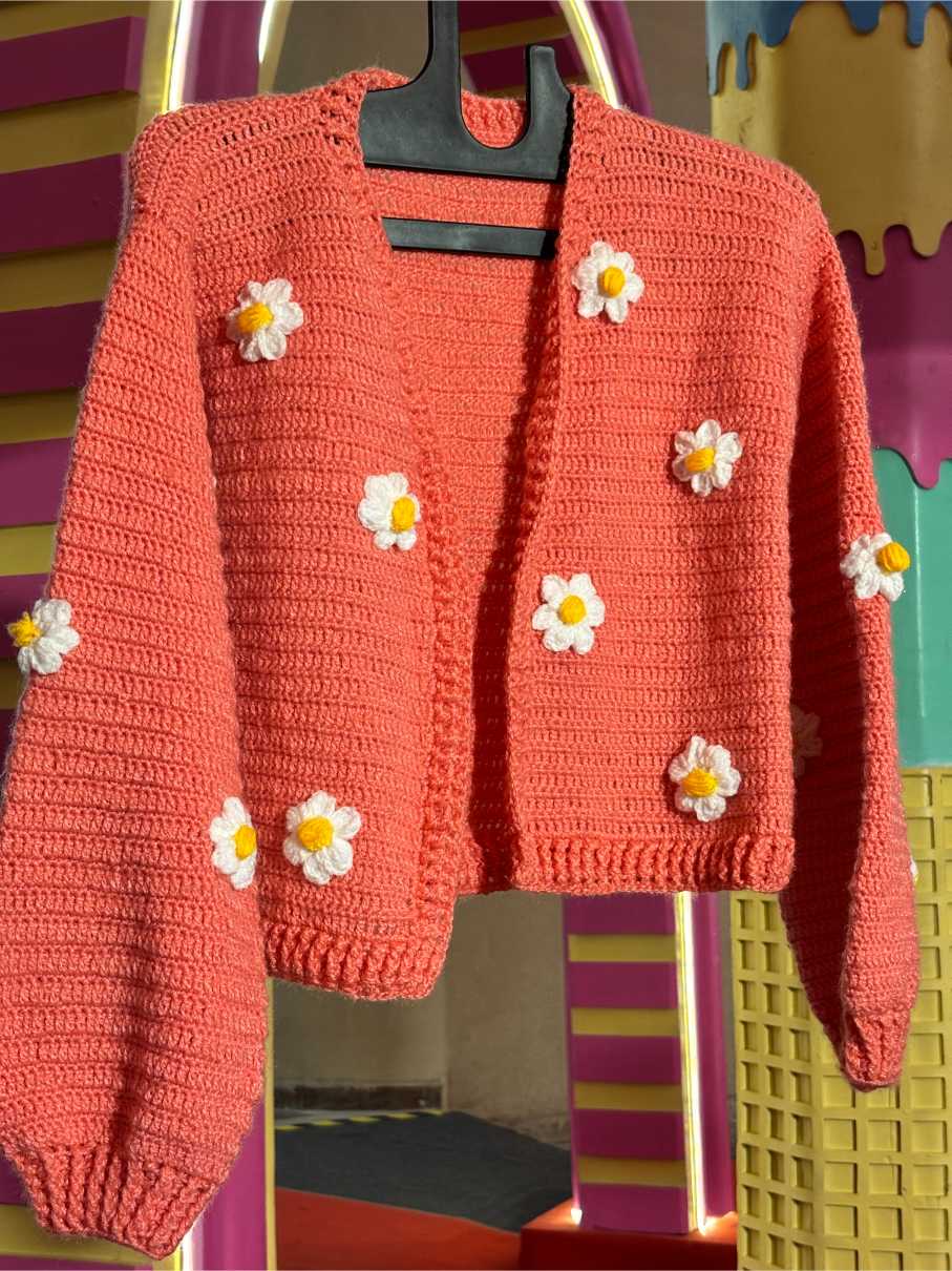 Cardigans | Daisy Handmade Crochet Cardigan for Women