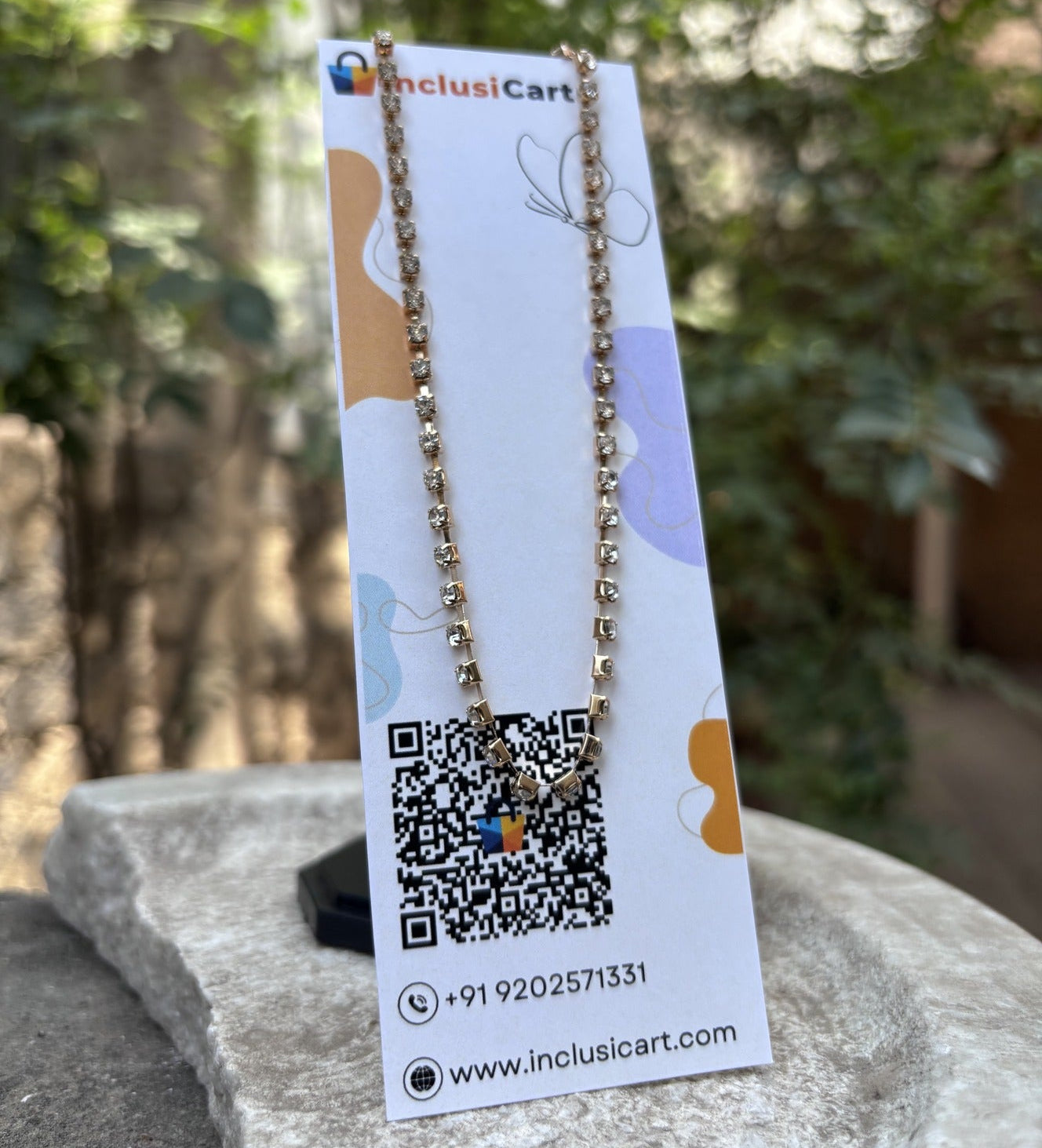 Dazzle Diamond Link Necklace