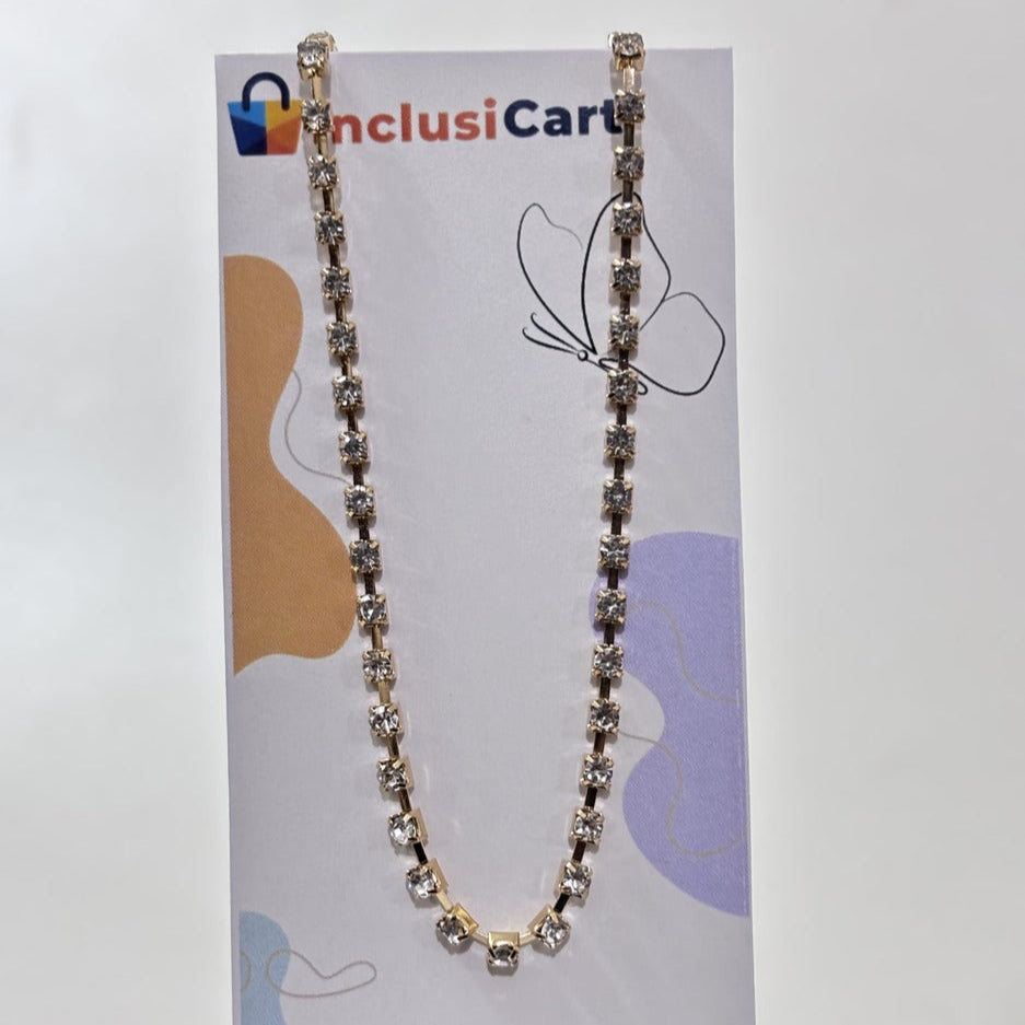 Dazzle Diamond Link Necklace