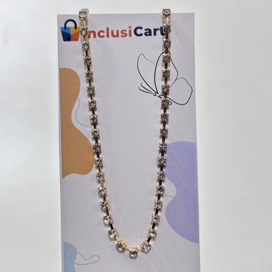 Dazzle Diamond Link Necklace