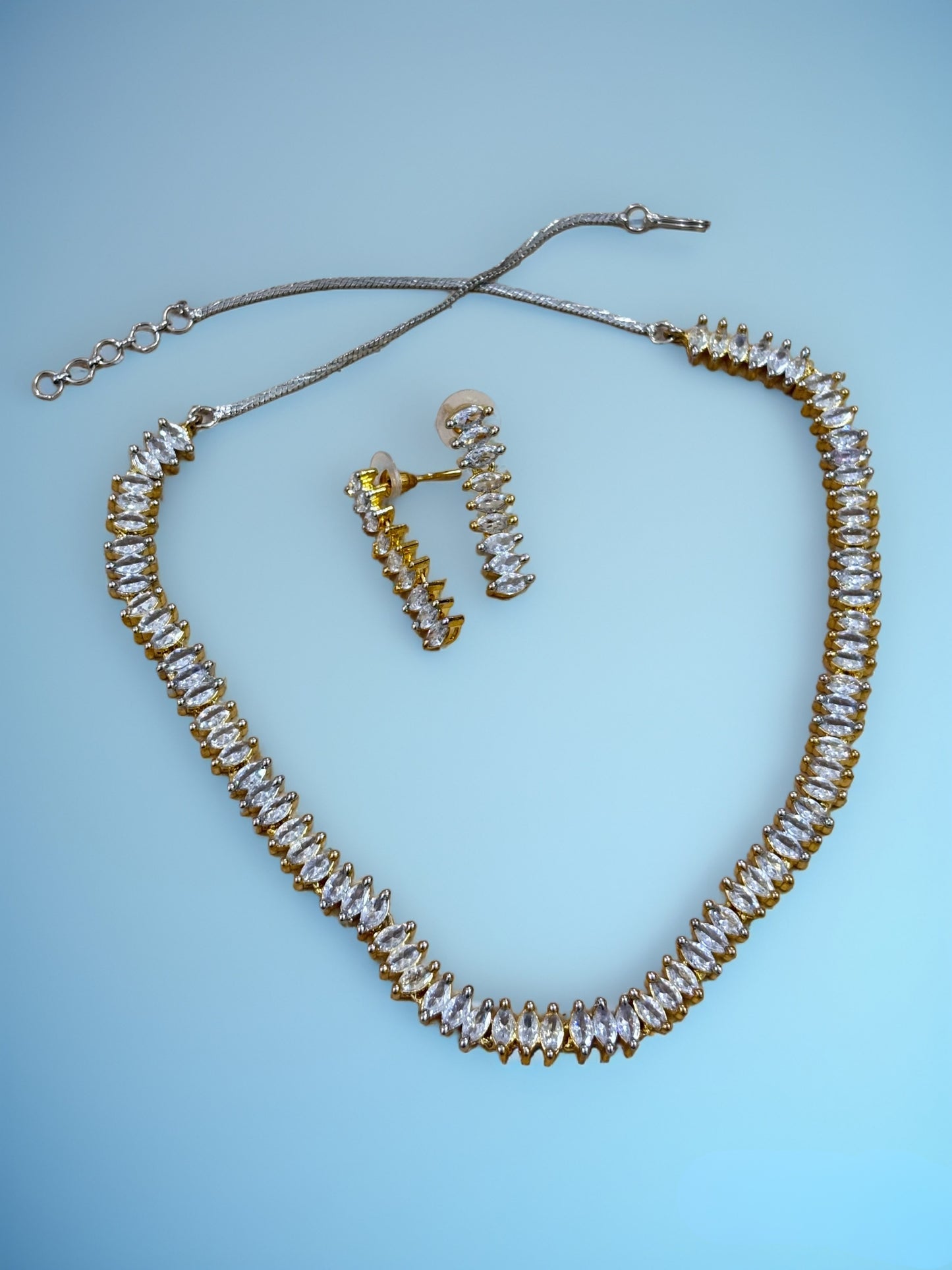 Diamond Cascade Jewellery Set