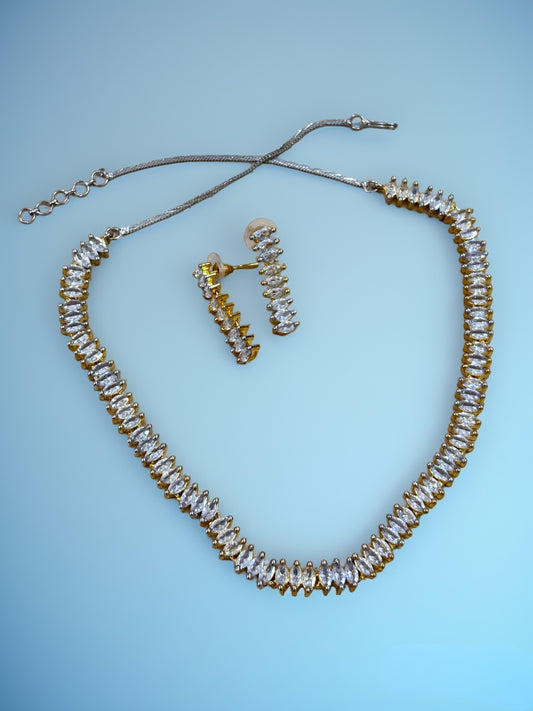 Diamond Cascade Jewellery Set