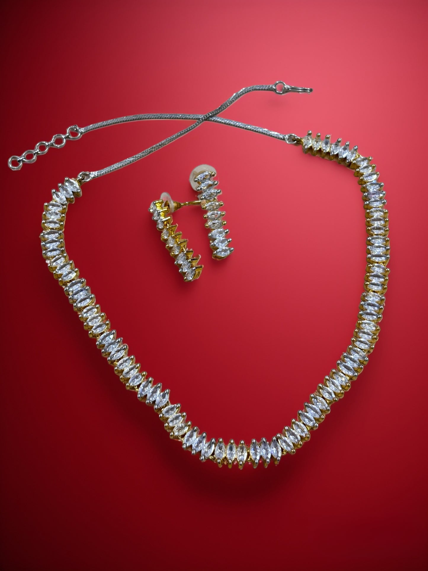 Diamond Cascade Jewellery Set