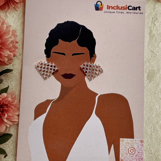 Diamond Bloom Stud Earring