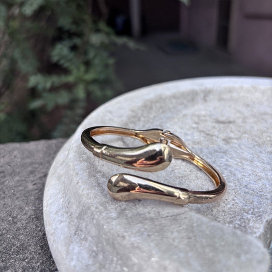 Eclipse Curve Anti-tarnish Brass Bracelet