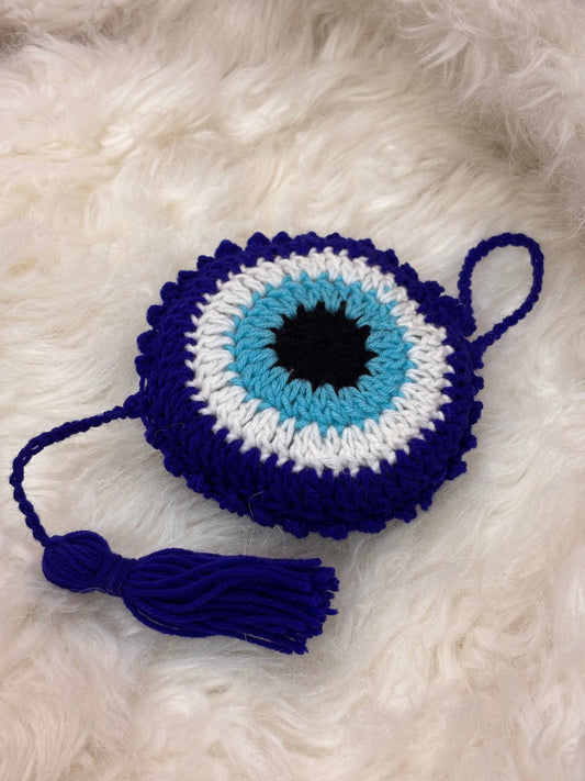 Handing Crochet Evil Eye Big