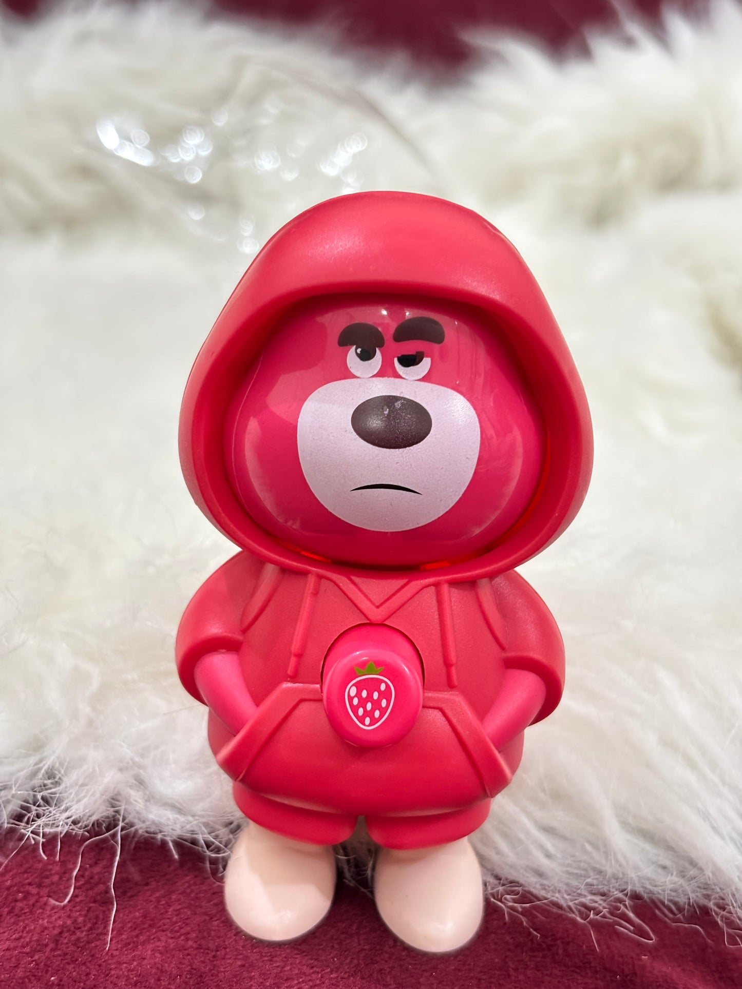 Face Changing Keychain Red