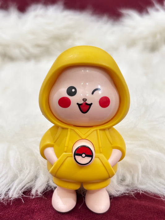 Face Changing Keychain Yellow