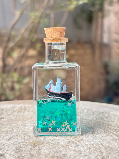 Showpiece | Floating Ship Bottle