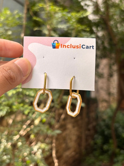 Trendy Anti Tarnish Geometric Drop Earrings for Women