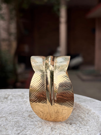 Gold Textured Wave Cuff Bracelet – Anti-Tarnish