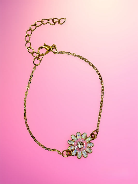 Golden Flower Bloom Bracelet