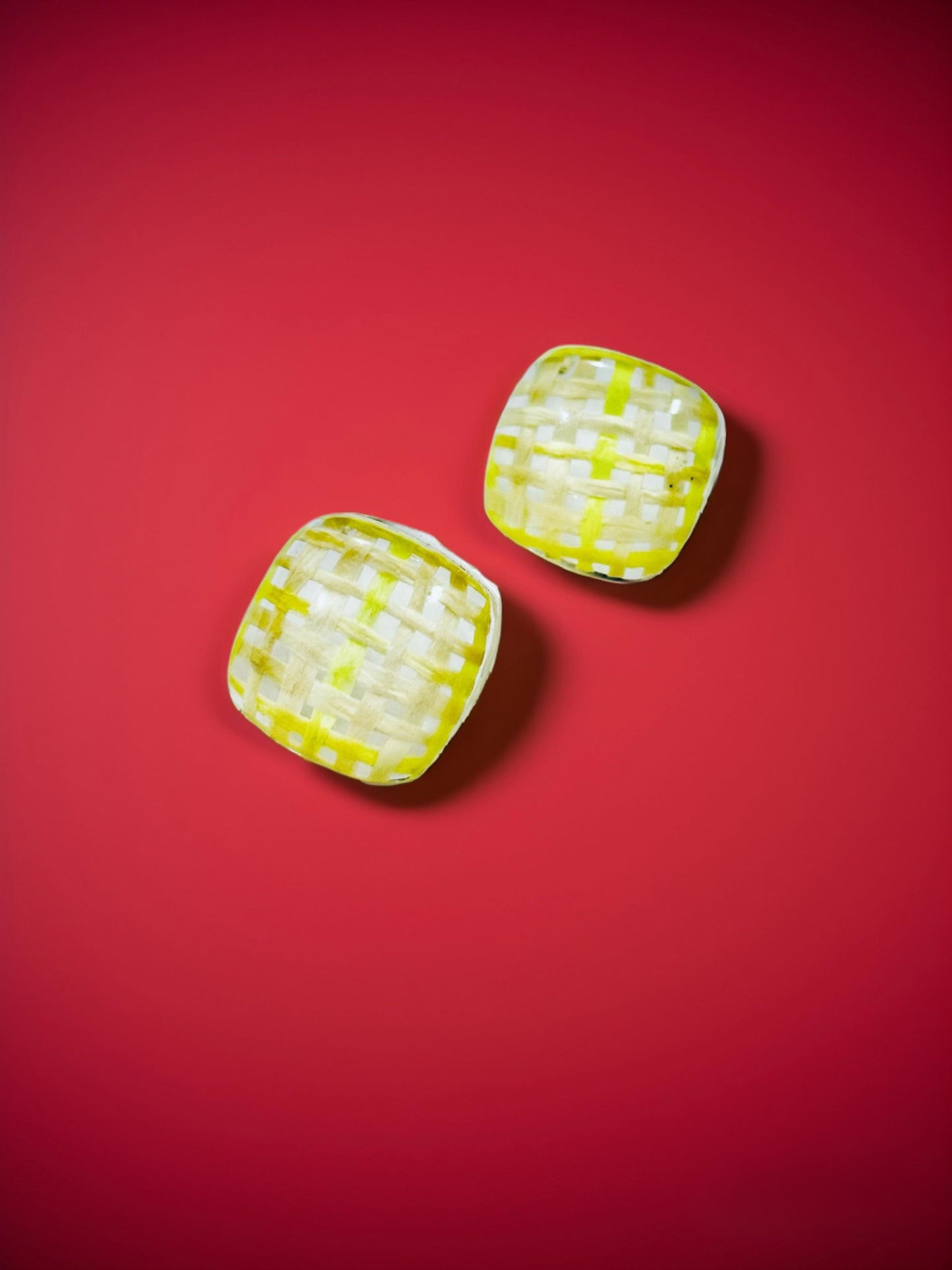 Golden Glow Textured Studs