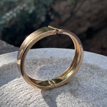 Golden Halo Anti-tranish Brass Bracelet