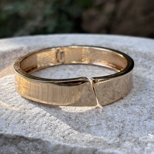 Golden Halo Anti-tranish Brass Bracelet
