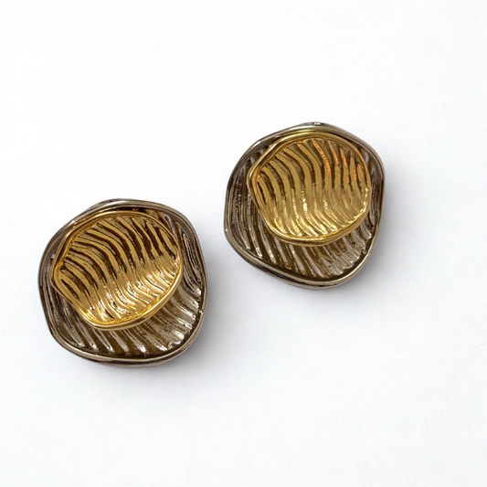 Golden Shell Anti-Tarnish Earrings