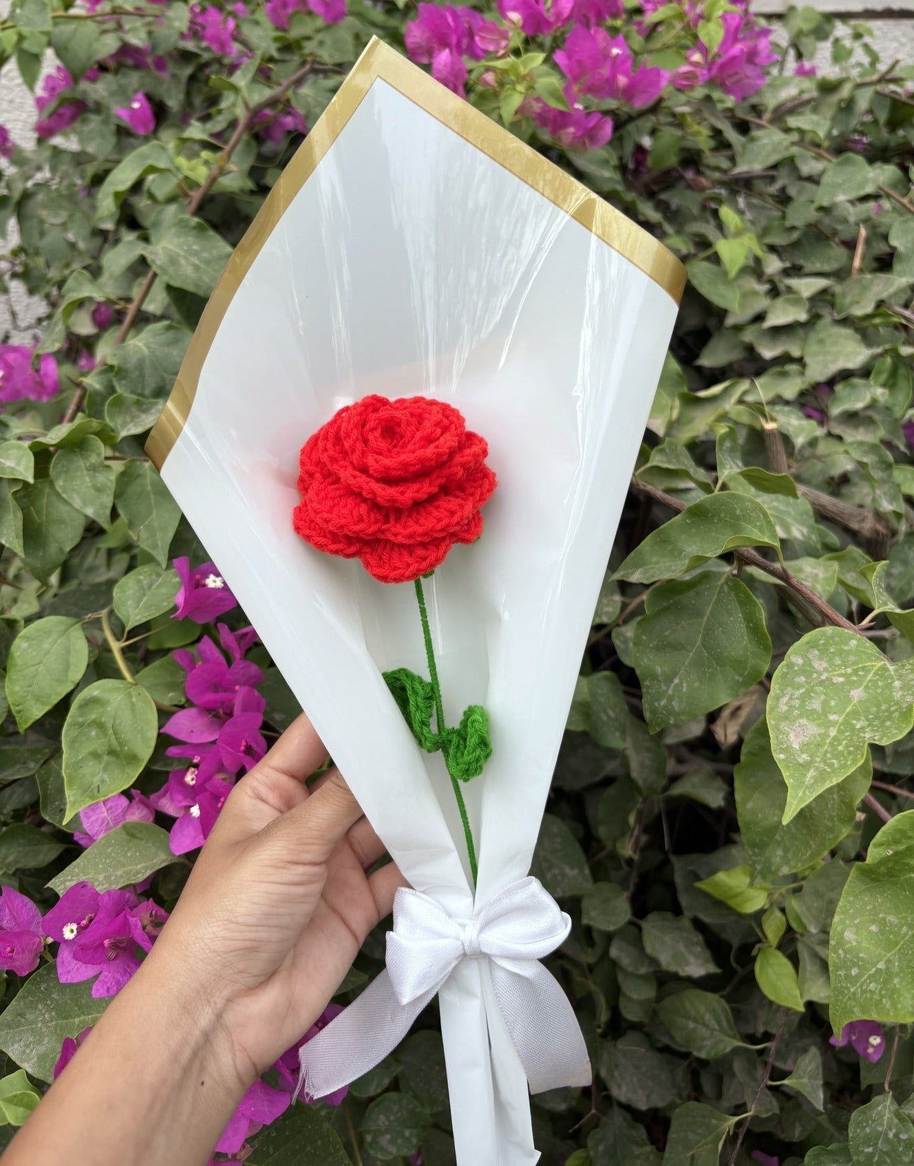 Crochet Bouquet | Gulmohar Gulab