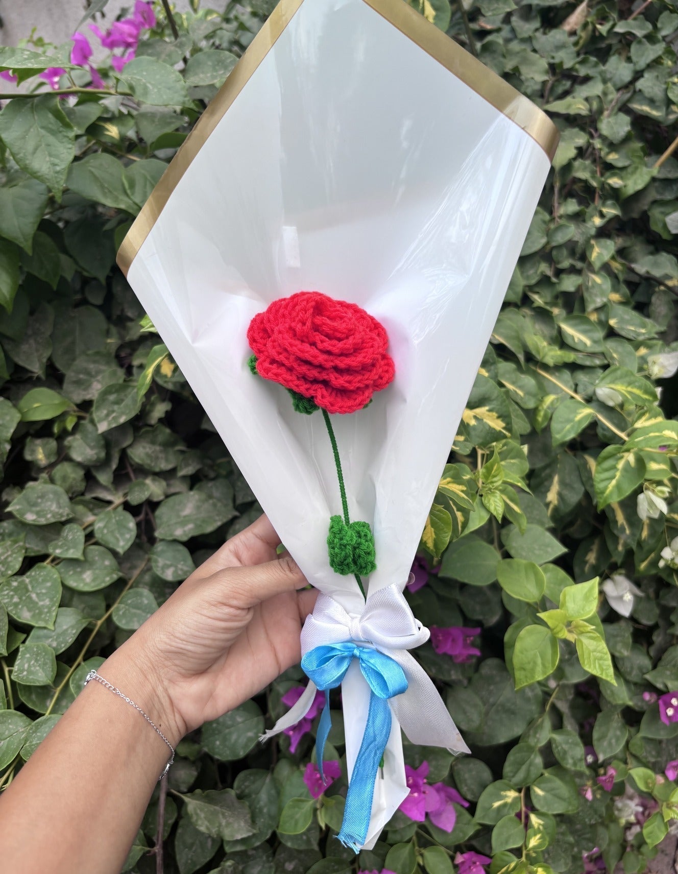 Crochet Bouquet | Gulmohar Gulab