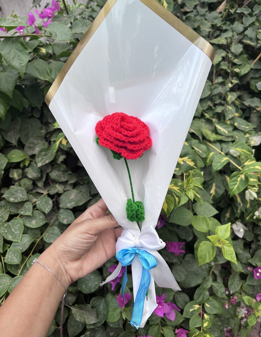 Crochet Bouquet | Gulmohar Gulab