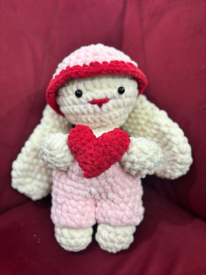 Valentine's Special | Cute Crochet Bunny With Heart