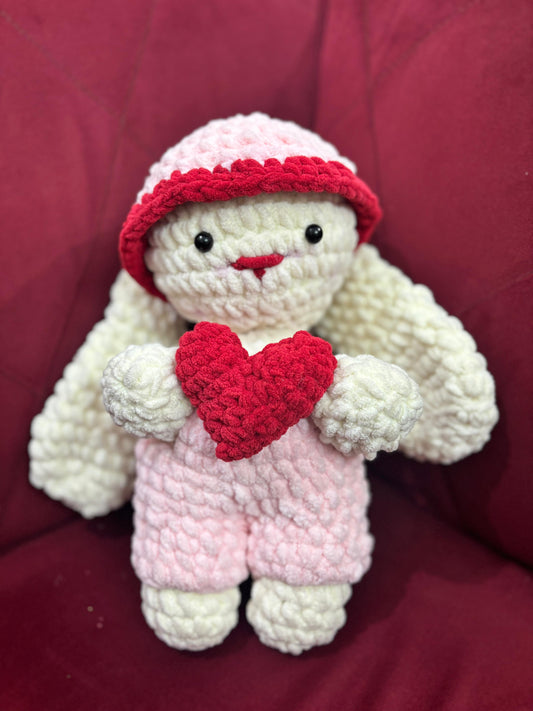 Valentine's Special | Cute Crochet Bunny With Heart
